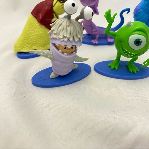 Disney Pixar Monsters Inc University Toy Figures Cake Toppers Lot of 6 - Picture 8 of 11
